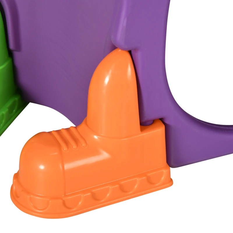 Qaba Kids Caterpillar Tunnel Outdoor Indoor Climb-N-Crawl Play Equipment for 3-6 Years Old, 3 Sections, for Daycare, Preschool, Playground