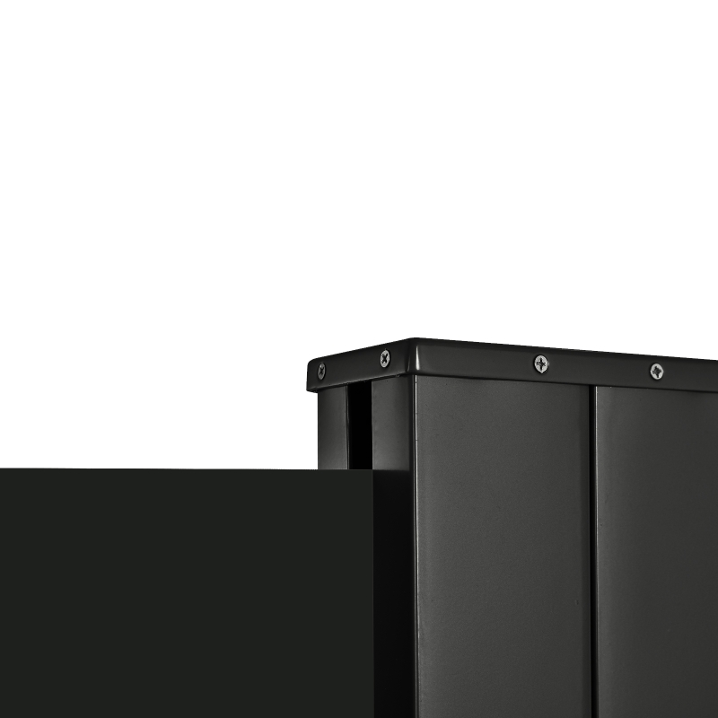 Outsunny 118" x 79" Retractable Side Awning Patio Outdoor Folding Privacy Screen with Resistance to UV Rays & Wind, Black