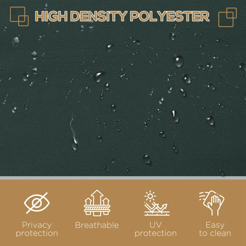 Outsunny 118" x 79" Retractable Side Awning Patio Outdoor Folding Privacy Screen with Resistance to UV Rays & Wind, Grey