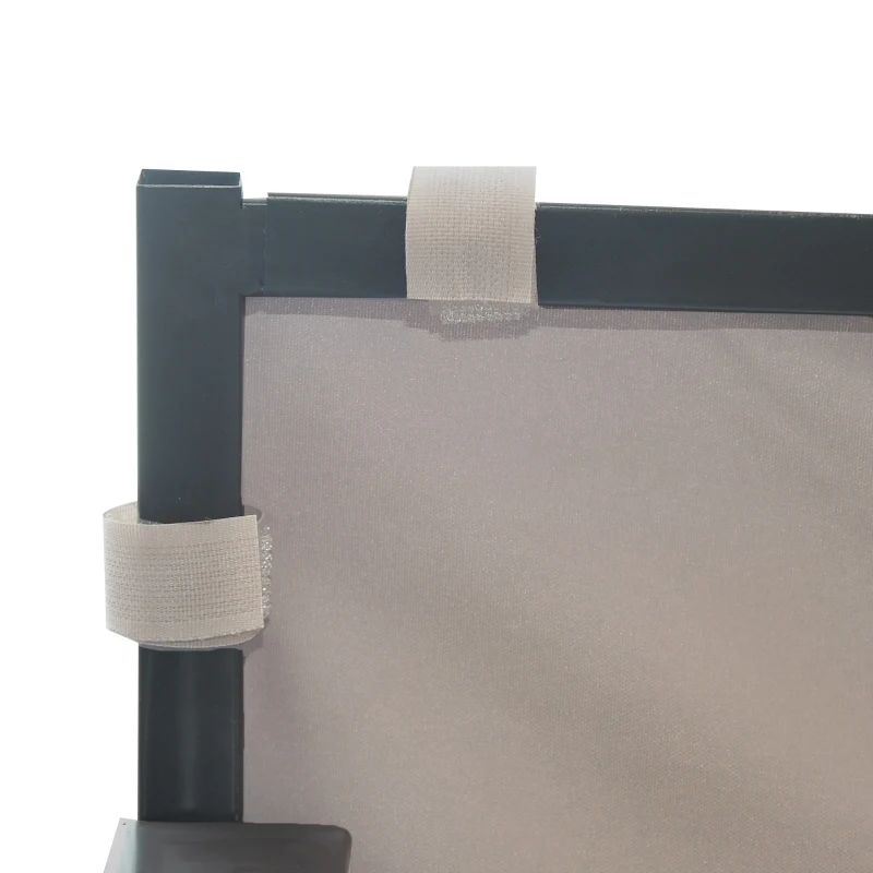 Outsunny 7' x 5' BBQ Grill Gazebo Tent Garden Grill Metal Frame and Canopy with Hooks Outdoor Sun Shade Beige