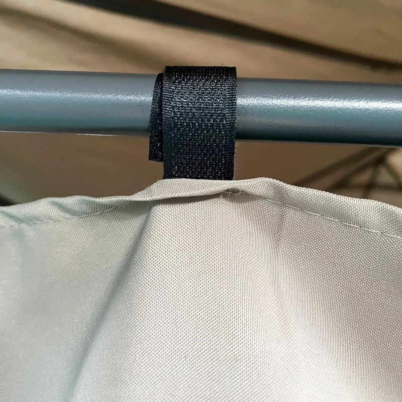 Outsunny 13'x 10' Soft-top Steel Patio Gazebo Canopy Party Tent with 6 Removable Curtains and Drainage Holes, Khaki