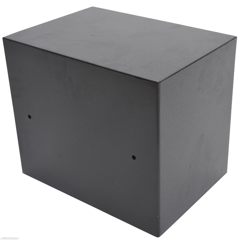 HOMCOM Wall Mounted Steel Electronic Digital Safe Box with Letter Drop Slot Keypad Lock Gun Cash Jewelry Security, Black