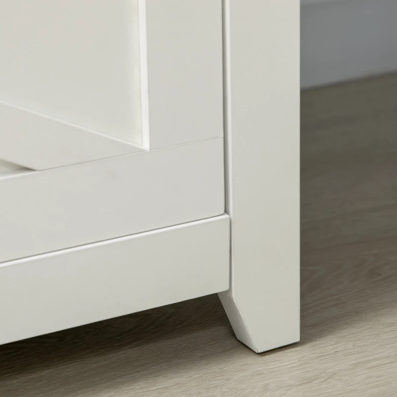 Vinsetto Vertical File Cabinet with Hanging Bars for A4 Size for Home Office, 29.9"x 19.7"x 30.3", White