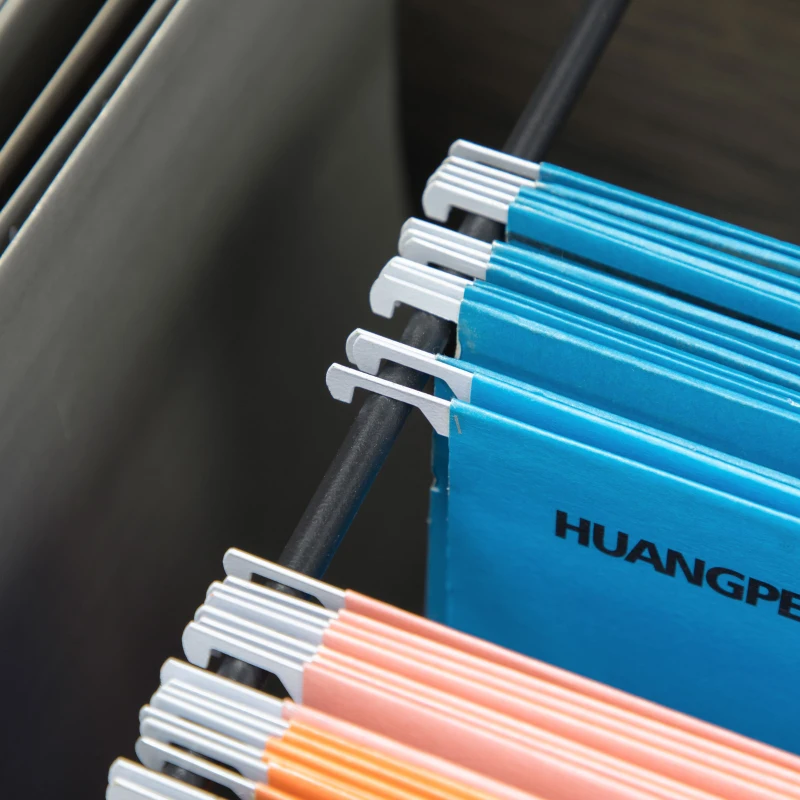 Vinsetto Vertical File Cabinet with Hanging Bars for A4 Size for Home Office, 29.9"x 19.7"x 30.3", Grey