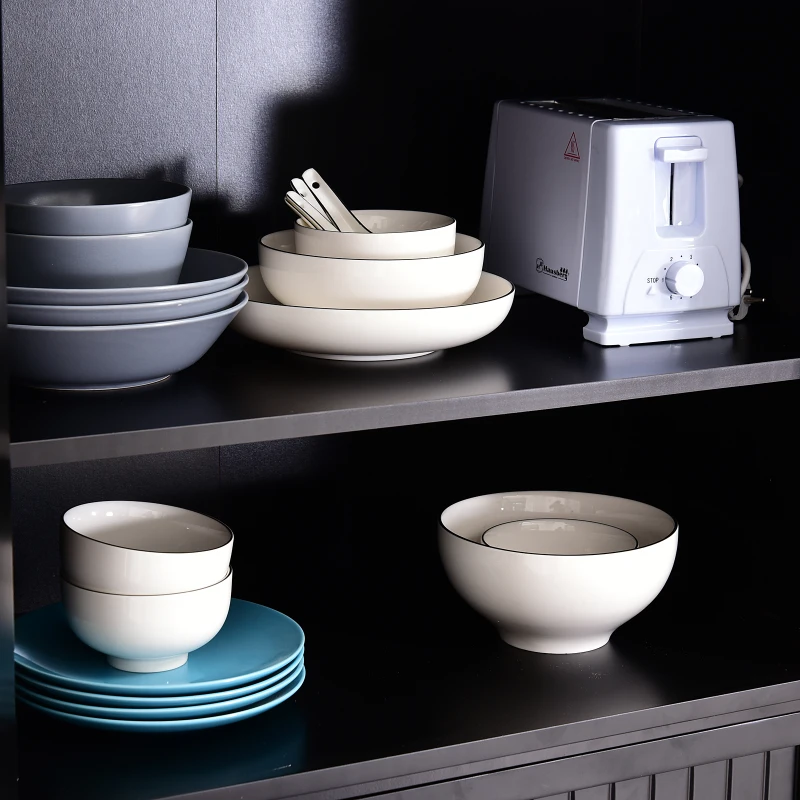 HOMCOM 72" Tall Kitchen Pantry Cabinet, Modern Buffet Storage Cabinet with 4 Beadboard Doors, Drawer and Adjustable Shelves, Black