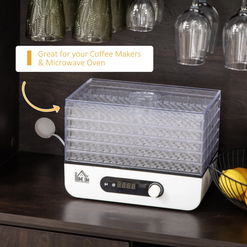 HOMCOM 72" Kitchen Pantry, Buffet with Hutch, Cupboard for Microwave, 2 Door Cabinets, Wine Glasses Rack, Wine Rack, Brown