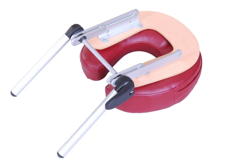 Soozier 91-Inch 3-Section Portable Massage Table with Carrying Bag, 3-Inch Thick, Rose Red