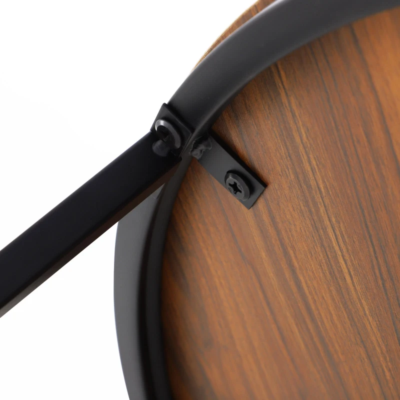 HOMCOM 31.5" Round Living Room Coffee Table Home Furniture Modern Design