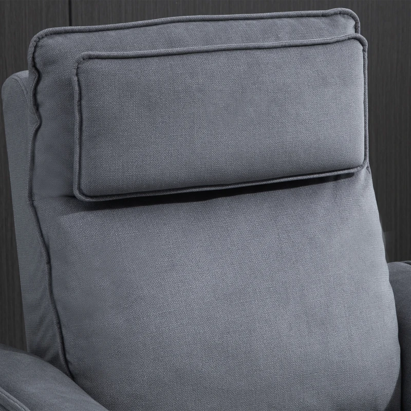 HOMCOM Modern Electric Power Lift Recliner Chair Kneading Massage Sofa Lounge with Headrest, Remote Control & Side Pocket