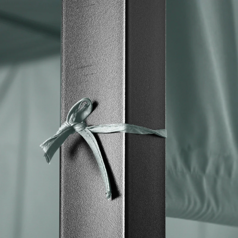 Outsunny Wicker Patio Furniture, Outdoor PE Rattan Sofa Set with Retractable Canopy Pergola, Shade Shelter for Deck, Pool, Garden, Terrace, Grey