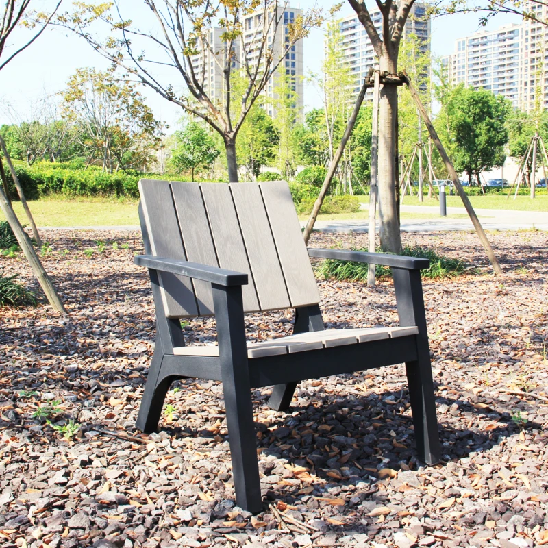 Outsunny 3 Pieces Garden Coffee Set Outdoor Bistro Set with 1 Round Table and 2 Armchairs Patio, PP, Light Coffee, Black