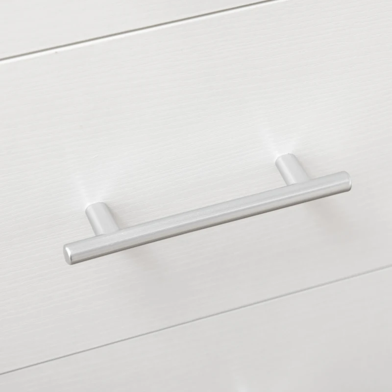 HOMCOM 6 Drawer Cabinet, Drawer Chest for Bedroom, Storage Organiser with Metal Runners and Handles for Living Room, White