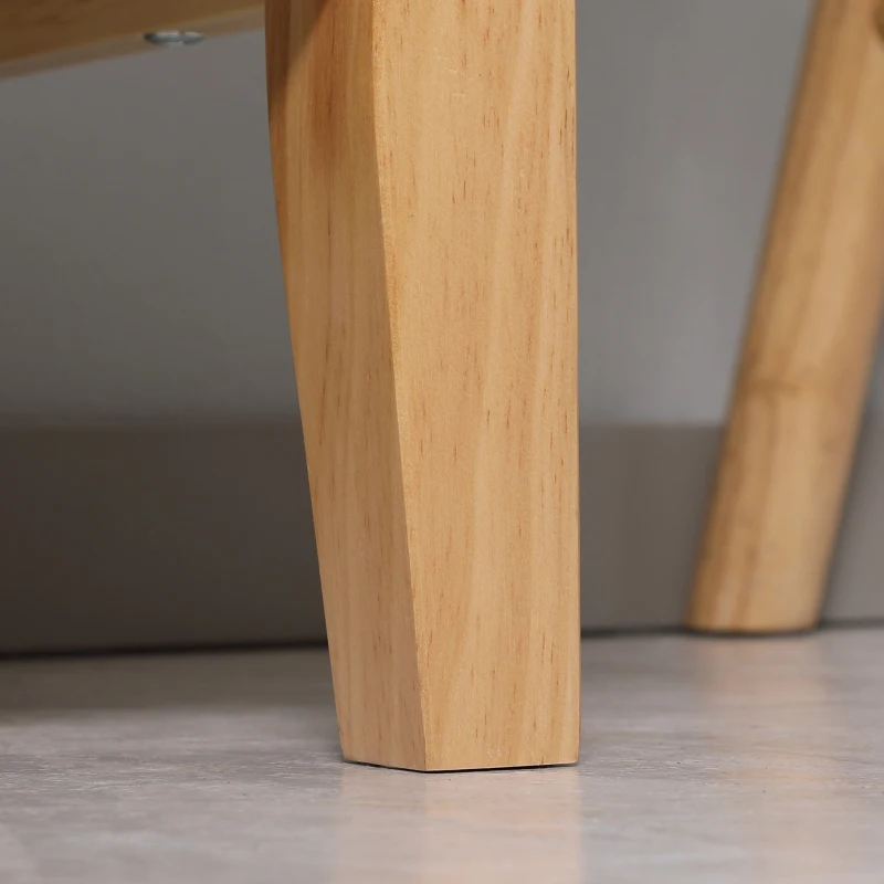 HOMCOM Kitchen Sideboard, Coffee Bar Cabinet, Buffet Cabinet with 4-Bottle Wine Rack, Glass Door and Adjustable Shelves, White