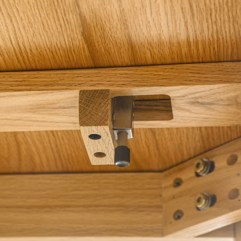 HOMCOM 31.5"/51" Folding Dining Table, Resizing Space Saving Table with Easy to Clean Surface, Small Kitchen Table, Wood Dining Table for 4–6 People, Oak