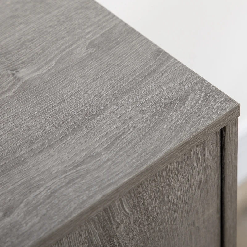 HOMCOM Coffee Bar Cabinet 9-Bottle Wine Rack and Adjustable Shelf, Sideboard Buffet Cabinet Wine Cabinet for Living Room