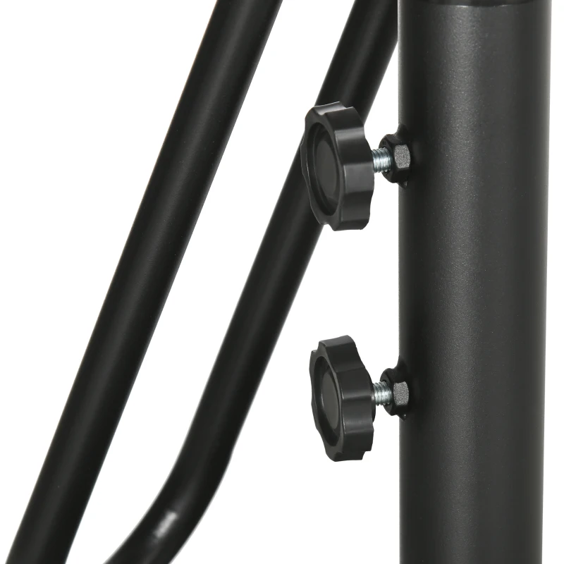 Outsunny 10FT Cantilever Umbrella, Offset Patio Umbrella with Cross Base, Switch with a Wrench, Hanging Umbrellas for Deck, Backyard, Pool and Garden, White