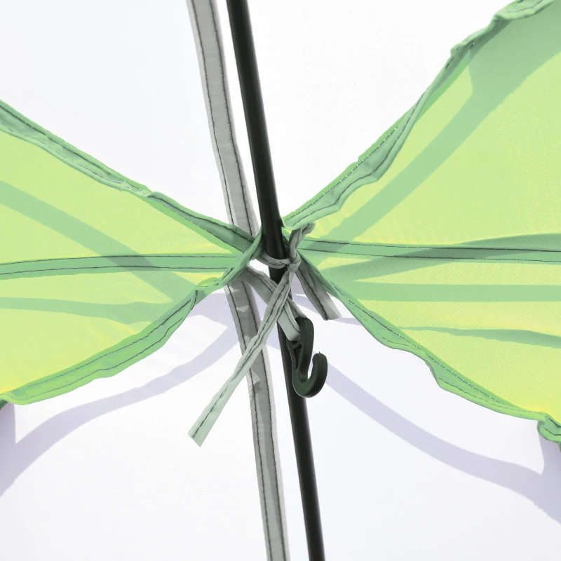 Outsunny Truck Bed Tent for 5'-5.5' Bed with Awning, Portable Pickup Truck Tent for 2-3 Persons, PU 2000mm, Green