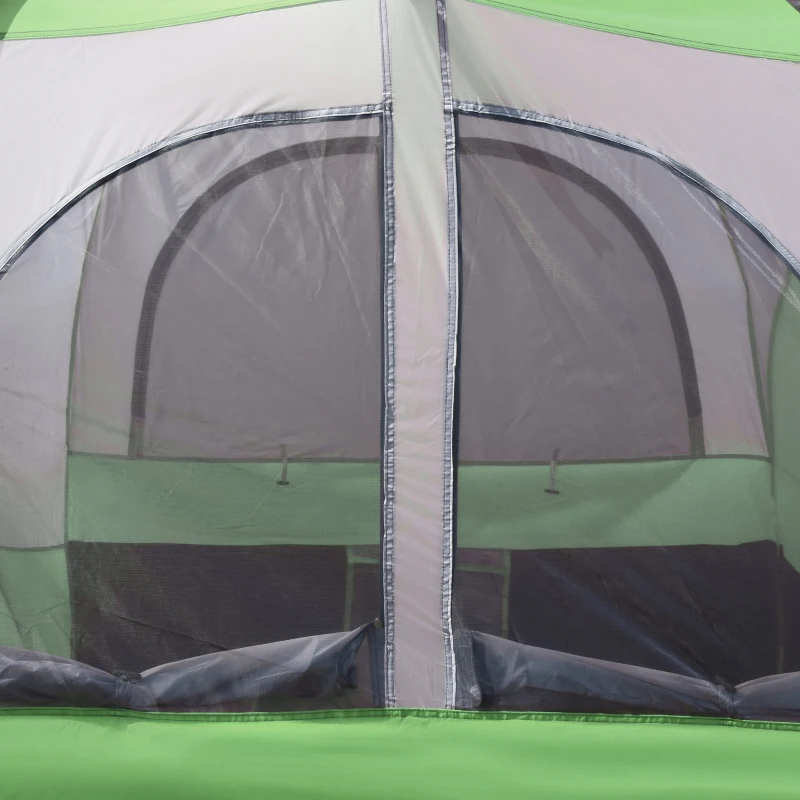 Outsunny Truck Bed Tent for 5'-5.5' Bed with Awning, Portable Pickup Truck Tent for 2-3 Persons, PU 2000mm, Green