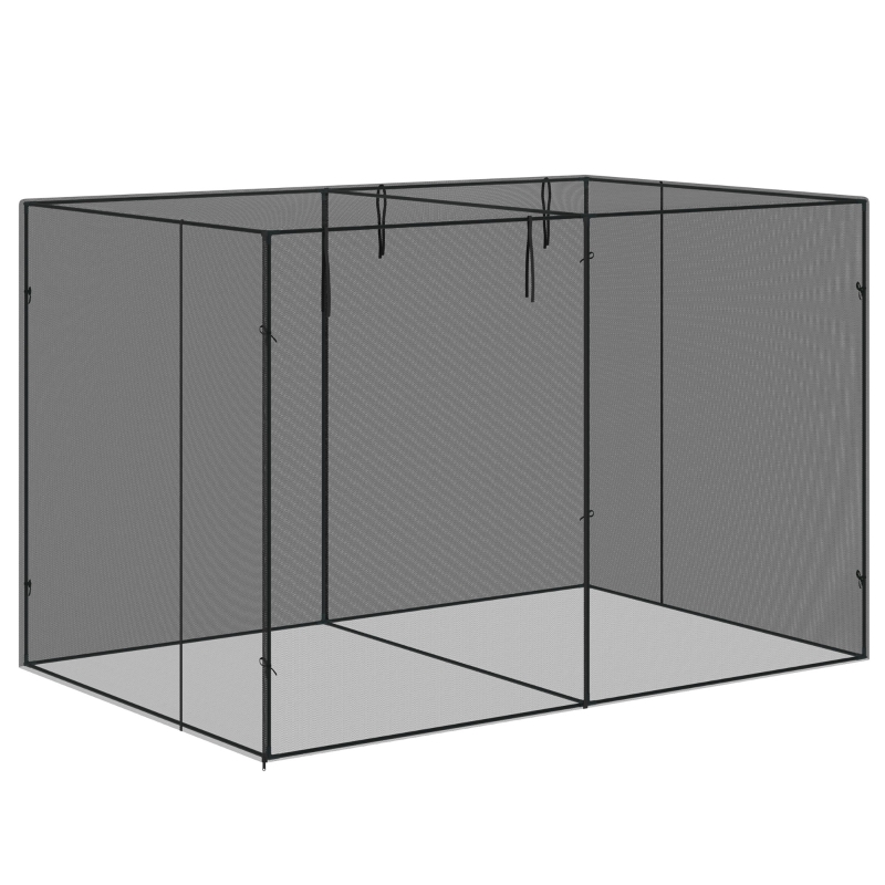 Outsunny Crop Cage, Plant Protectors from Animals, with Two
