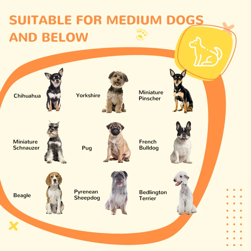 PawHut Dog Crate with Drawers, Soft Cushion, Lockable Door, for Small and Medium Dogs, Oak