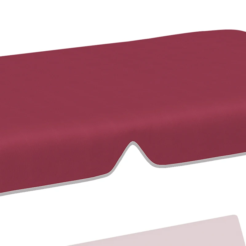 Outsunny 2/3 Seater Swing Canopy Replacement, Outdoor Swing Seat Top Cover, UV50+ Sun Shade (Canopy Only), Wine Red