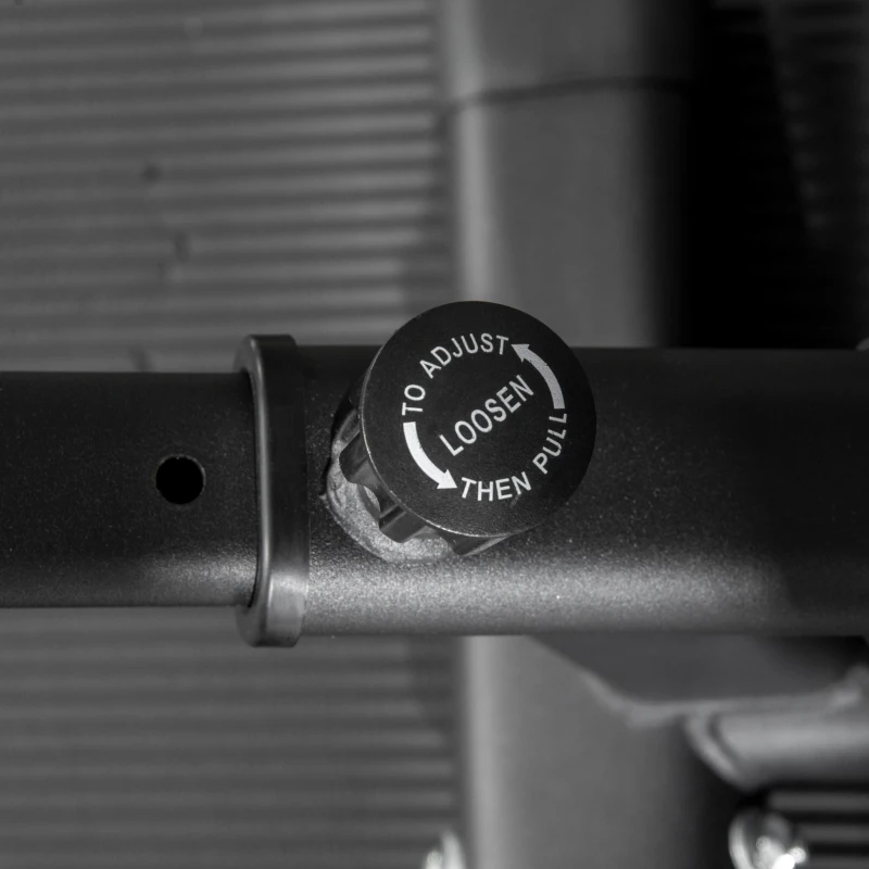 Soozier Sissy Squat Machine, Leg Workout Equipment with Adjustable Pad, Rollers and Non-slip Foot Plate for Home Gym Fitness