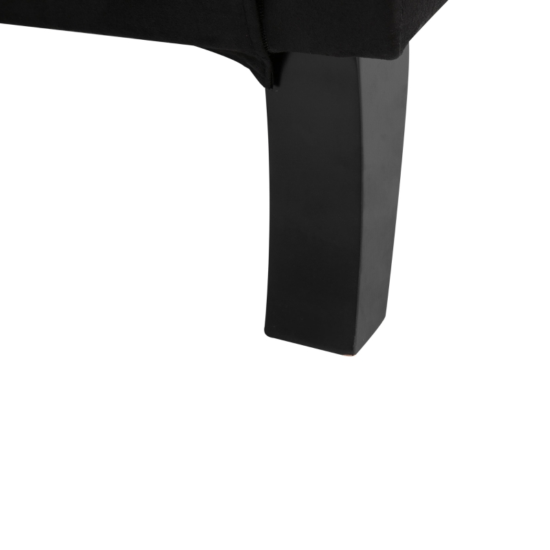 HOMCOM Vibrating Massage Sofa Chair Suede Adjustable Recliner Armchair with Extendable Footrest, Side Pocket for Dining Living Room, Black