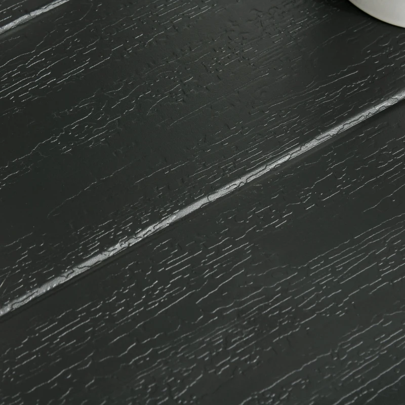 Outsunny 3 Piece Patio Rocking Chair Set, Outdoor Wicker Bistro Set with 2 Oversize Cushioned Porch Rockers and 2 Tier Coffee Table for Garden, Porch, Backyard, Blue