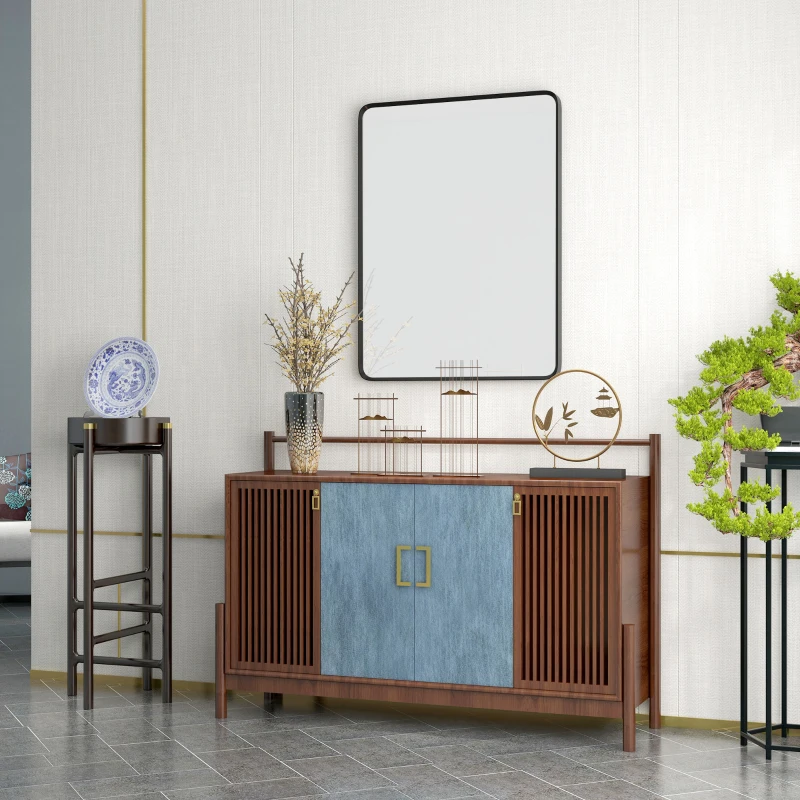 HOMCOM 30 x 22 Wall-Mounted Living Room Rectangle Mirror