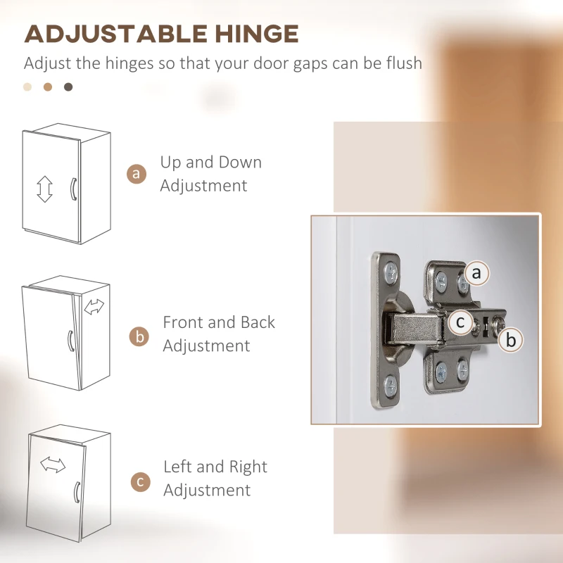 HOMCOM 70" Farmhouse Kitchen Buffet with Hutch, Kitchen Pantry Storage Cabinet with Glass Doors, Adjustable Shelves, Open Microwave Countertop, White