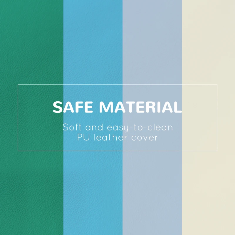 Qaba Foam Climbing Blocks for Toddlers, Kids Modular Play Set for Baby Children, Soft Play Equipment for Crawling Sliding, Easy-to-clean Safe DIY Creative, Multicolor