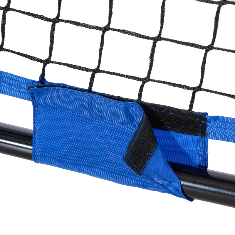 Soozier Portable Soccer Goal Target Net with Carry Bag, Soccer Training Equipment for Aim and Muscle Memory, Shooting Net for Backyard, 3 Pockets