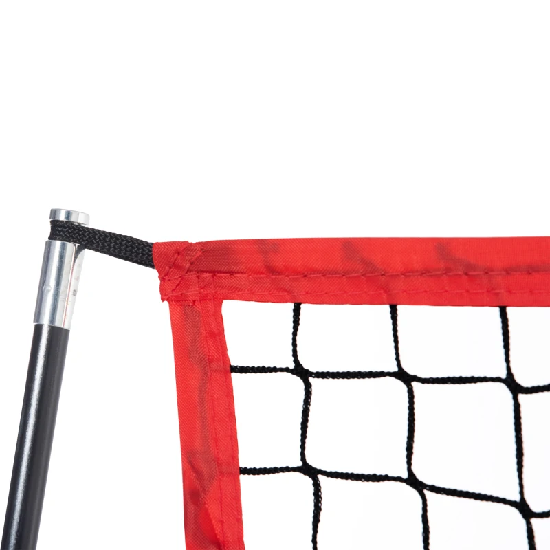 Soozier Portable Soccer Goal Target Net with Carry Bag, Soccer Training Equipment for Aim and Muscle Memory, Shooting Net for Backyard, 3 Pockets