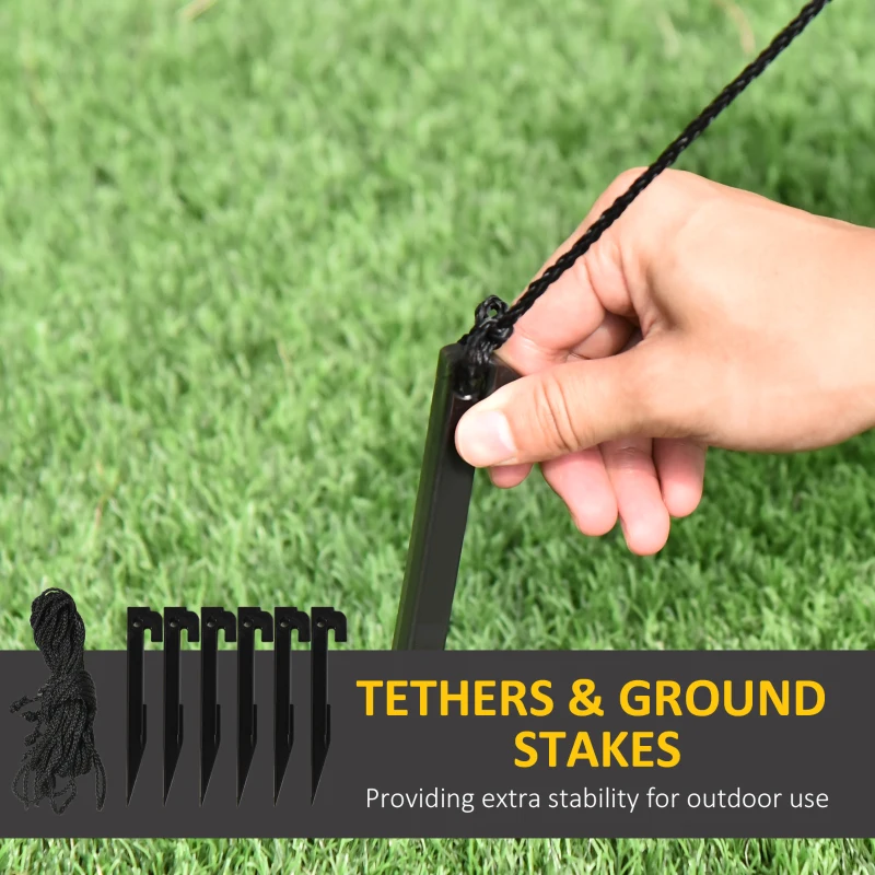 HOMCOM 11FT Long Christmas Inflatables Outdoor Decorations Dinosaur with Christmas Tree in Mouth, Blow-Up LED Yard Christmas Decor, Waterproof