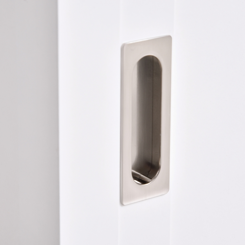 HOMCOM 66.5" Freestanding Kitchen Pantry Cabinet, Buffet with Hutch, Sliding Doors and Adjustable Shelves, White