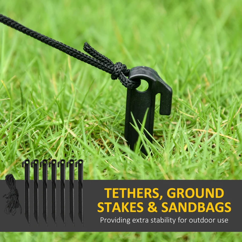 HOMCOM 5ft Halloween Inflatables, Zombie with Tombstone, Outdoor Blow Up Yard Decoration with Build-in LED