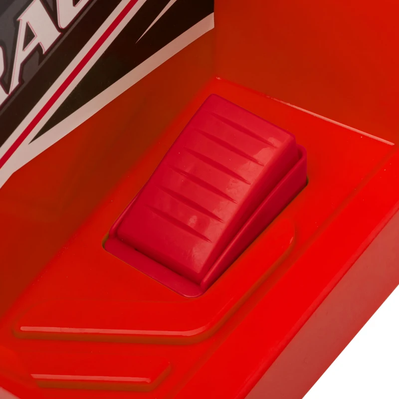 Aosom 6V Electric Toy Car with Forward Backward, Wear-Resistant Wheels for Ages 18-36 Months, Red