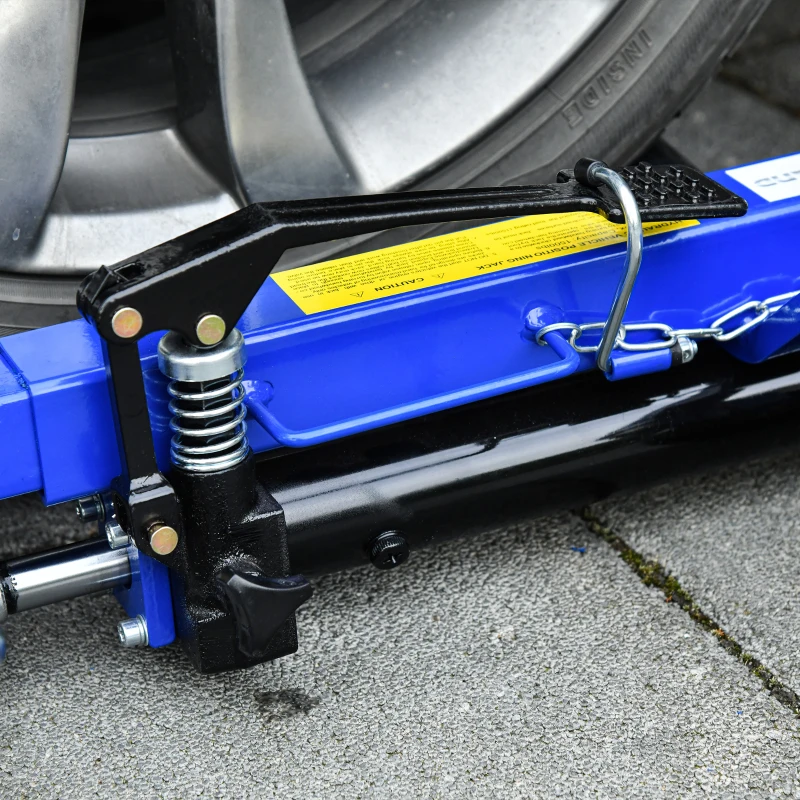 DURHAND Hydraulic Wheel Dolly Tire Jack with Ratcheting Foot Pedal for Vehicle Positioning for Car Truck RV Trailer, 1500LBS, Set of 1