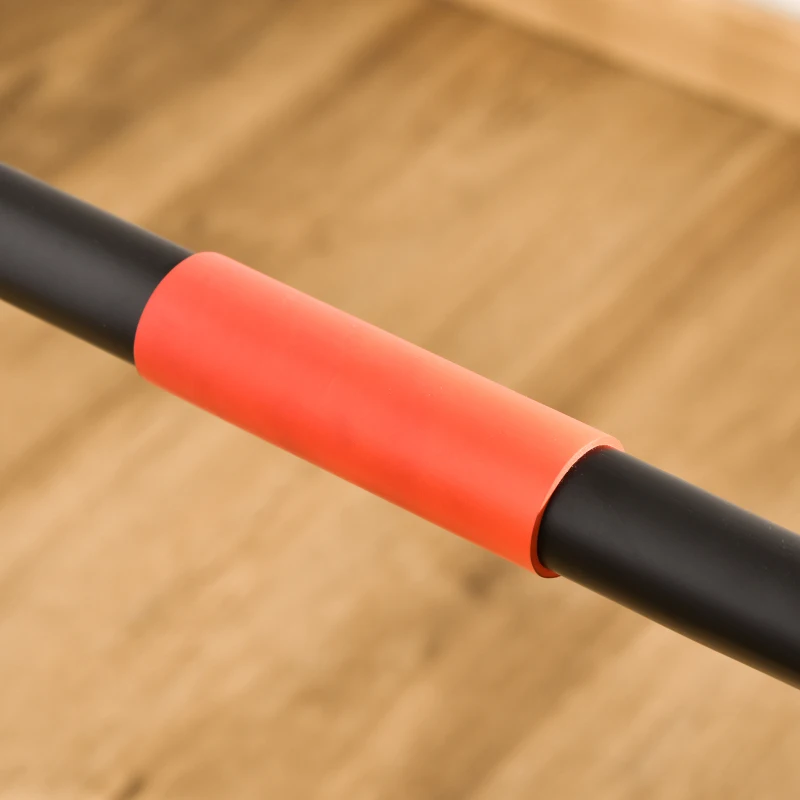 Soozier Set of 2 Dip Bar, Dip Station Push Up Station for Full Body Strength Training Home Gym Black