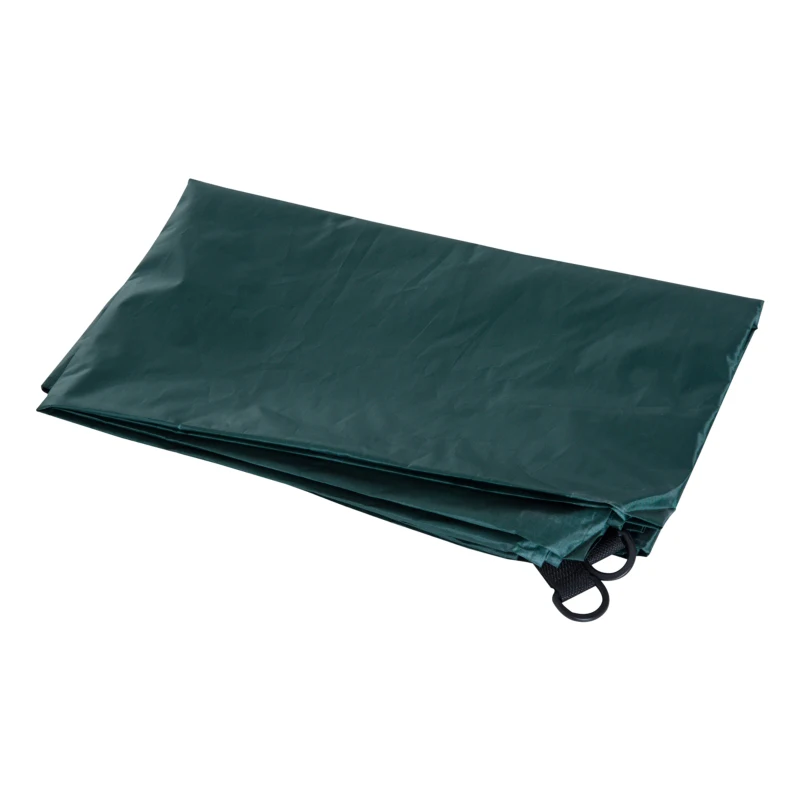 Outsunny Arc. 7ft Fishing Umbrella Beach Parasol with Sides Brolly Shelter Canopy Shade with Carry Bag Dark Green