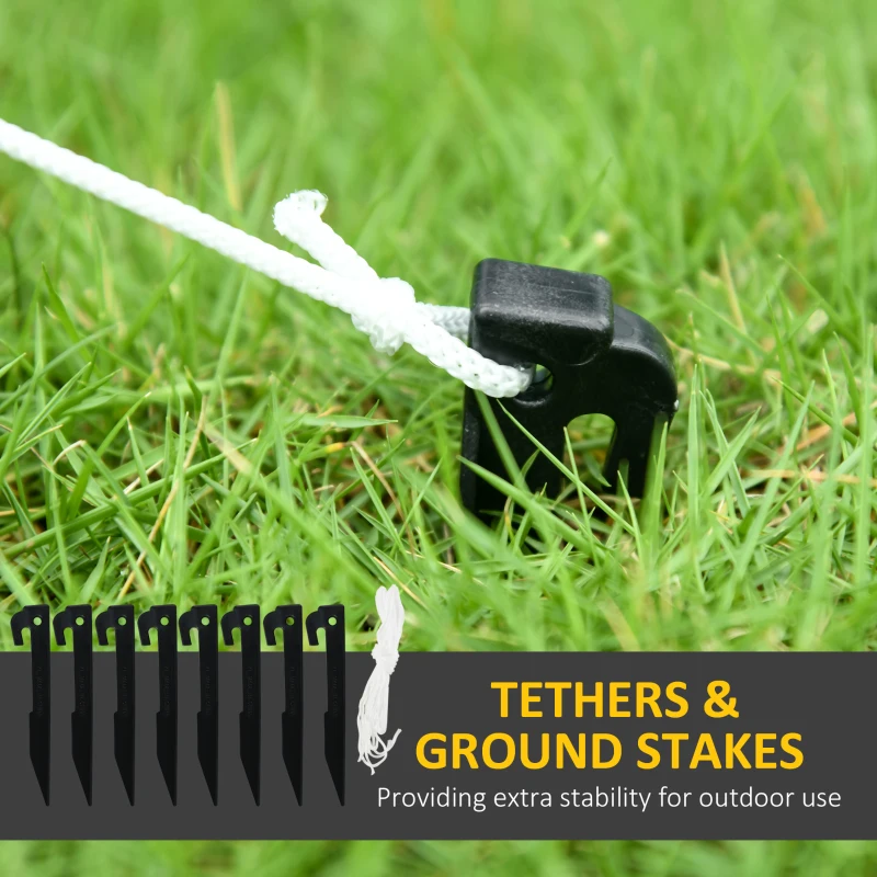 HOMCOM 10FT Gaint Halloween Inflatables Outdoor Decorations Dead Tree Archway with Ghost, Pumpkin, Blow Up Yard Decor with LED Lights  for Garden, Lawn, Party, Holiday