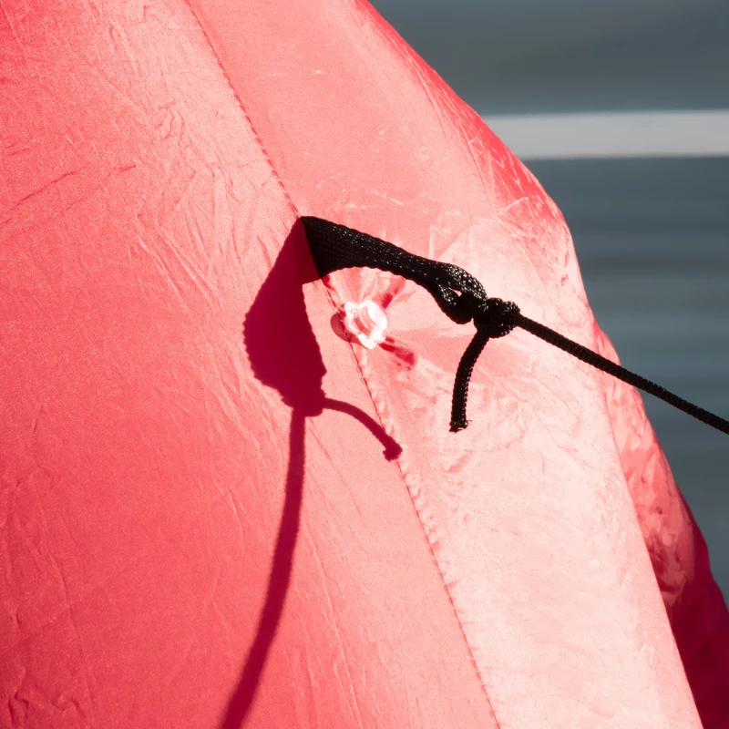 Outsunny 8ft Christmas Inflatables Outdoor Decorations Smiling Santa Claus with Gift Bag, Blow-Up LED Yard Christmas Decor for Lawn Garden Party