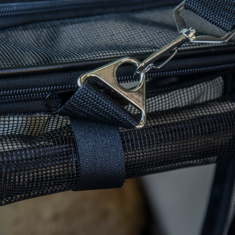 PawHut D00-064 Folding Pet Car Seat Dog Cat Carrier