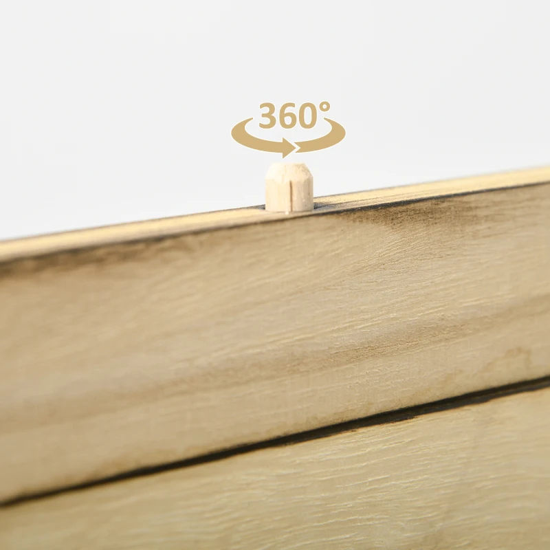 HOMCOM 5.6 Ft. Tall 4-Panel Room Divider, Photo Frame Panel Freestanding Folding Privacy Screen Panels, Partition Wall Divider for Indoor Bedroom Office