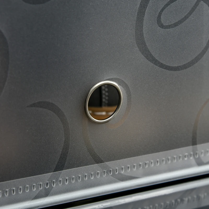 HOMCOM 6-Tier Shoe Rack, 6 Cube Storage Organizer with Doors, DIY 6-Cube Modular Cabinet for Living Room, Black