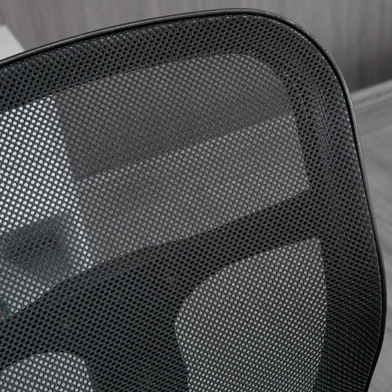 Vinsetto Tall Office Chair, Drafting Chair with Swivel Wheels, Adjustable Height and Footrest Ring, Black