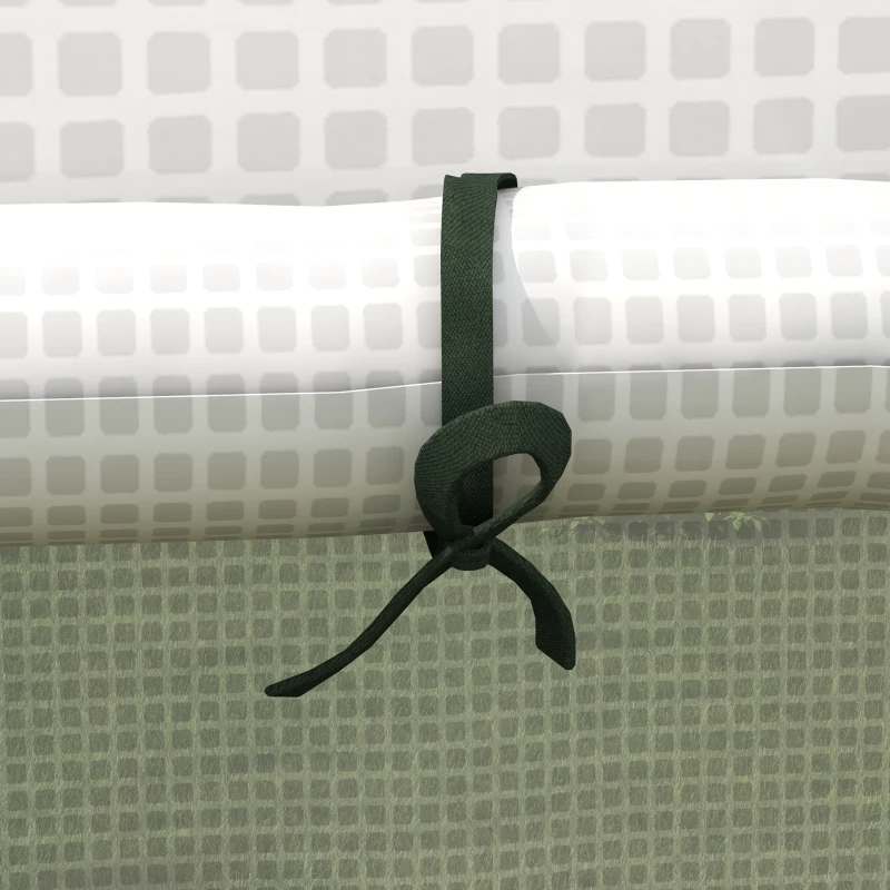 Outsunny 01-0472 Replacement Cover, 55" x 56.25" x 74.75" Walk-in Greenhouse Cover Reinforced Anti-Tear PE Hot House Cover, White