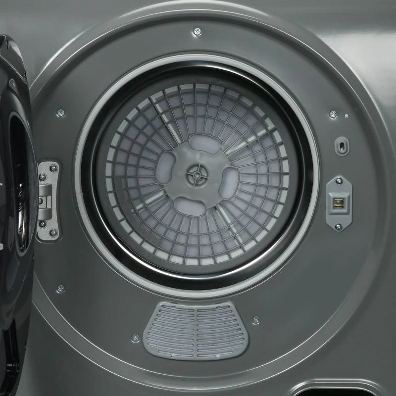 HOMCOM 1.5 cu.ft Portable Compact Clothes Laundry Dryer with Intelligent Drying for Apartments Dorms RVs, 850W, Charcoal Gray