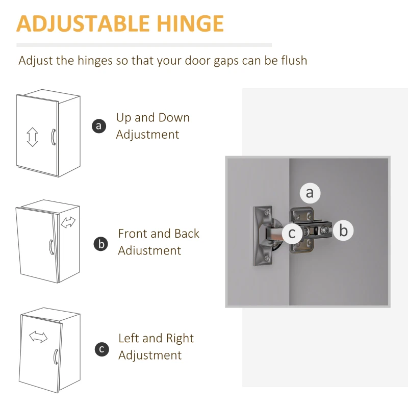 HOMCOM Mobile Filing Cabinet with 5 Drawers, Door and Adjustable Shelf, Rolling File Cabinet, Printer Table for Study