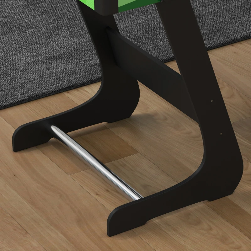 Soozier 41" Mini Pool Table Set Folding Billiard Table with 2 Cues, 16 Balls, Chalk, Triangle, Brush, Green